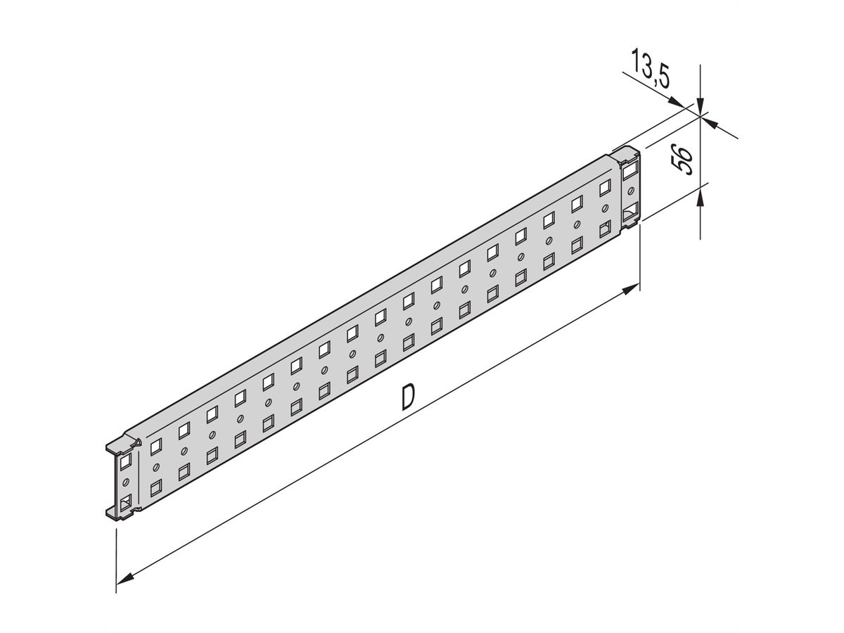 SCHROFF NOVASTAR TIEFENSTREBEN 800T ALZN 2ST