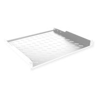 ROLINE 19-Zoll Fachboden 1 HE 400 T, 15kg Tragkraft grau