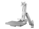 SCHROFF Verstellbarer Monitorarm mit Tastatur Ablage, bis 8 kg