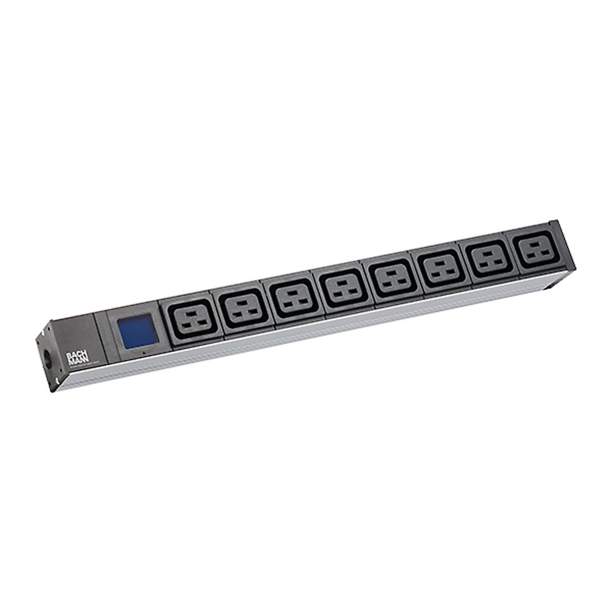 BACHMANN BN0500 19 Zoll 1HE 8xC19, Strom 2,0m CEE7/7
