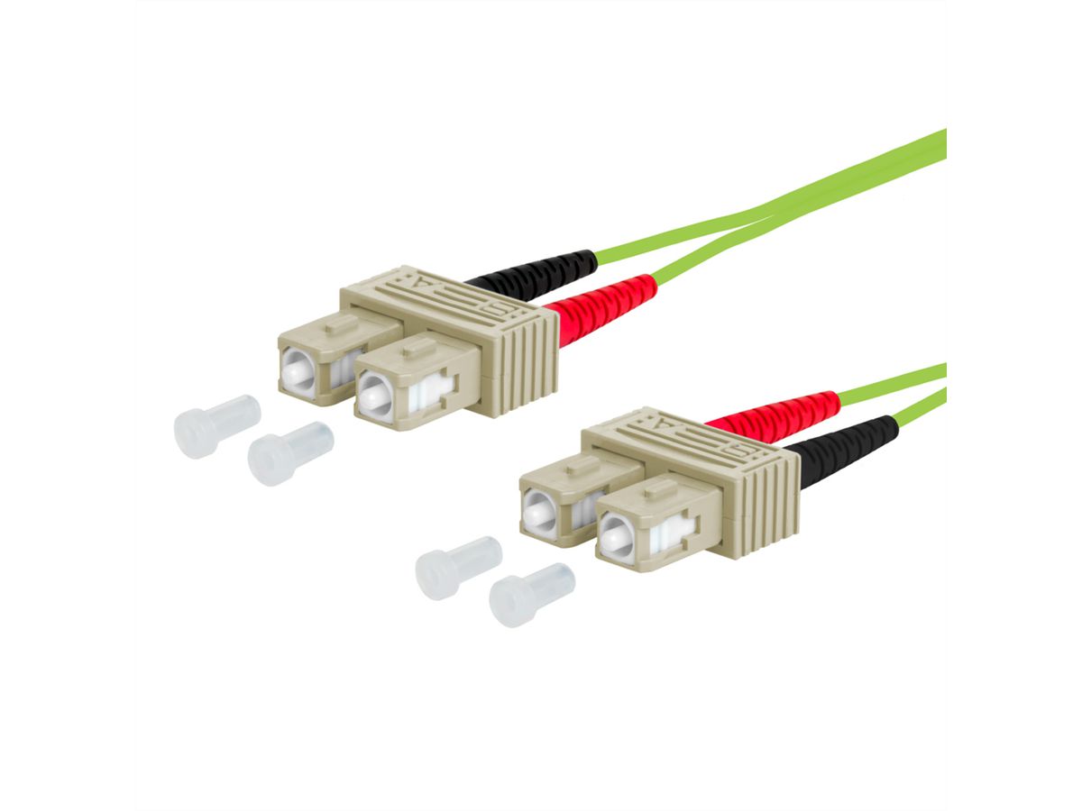 METZ CONNECT OpDAT Patchkabel, SC-D/SC-D OM5, 3 m