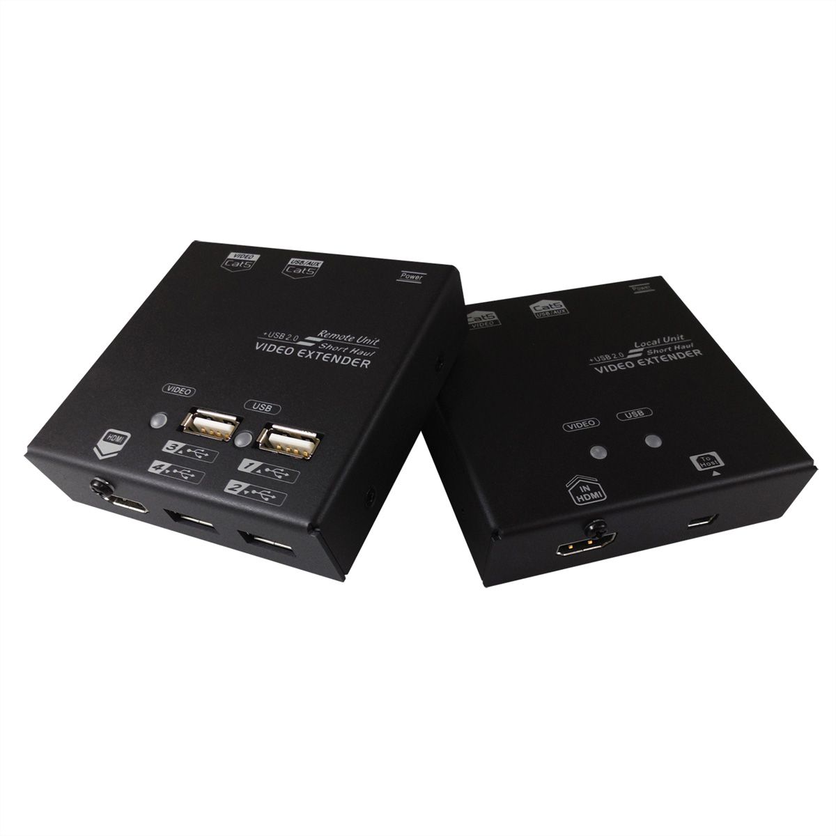 VALUE KVM Verlängerung über Cat.5e/6, HDMI, 4x USB