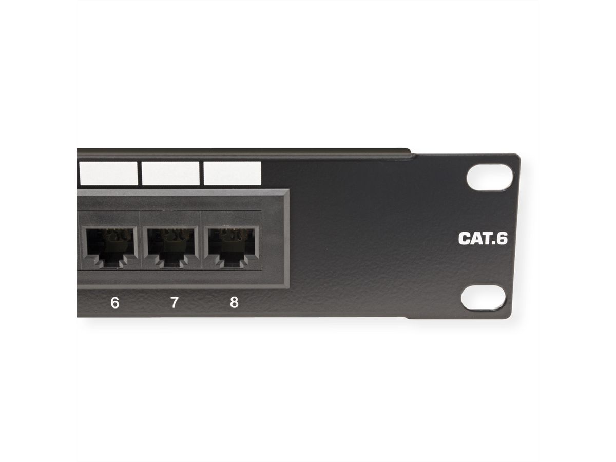 TRENDnet TC-P08C6 10" Patch Panel, 8-Port Cat. 6 Unshielded