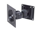 VALUE LCD-Befestigung, Wandmontage, 2 Gelenke, 14-24 Zoll, bis 8 kg, schwarz