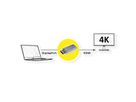 ROLINE GOLD 4K DisplayPort-HDMI Adapter, v1.2, DP ST - HDMI BU, Aktiv