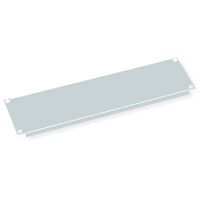 VALUE 19-Zoll-Blindplatte 3 HE, grau