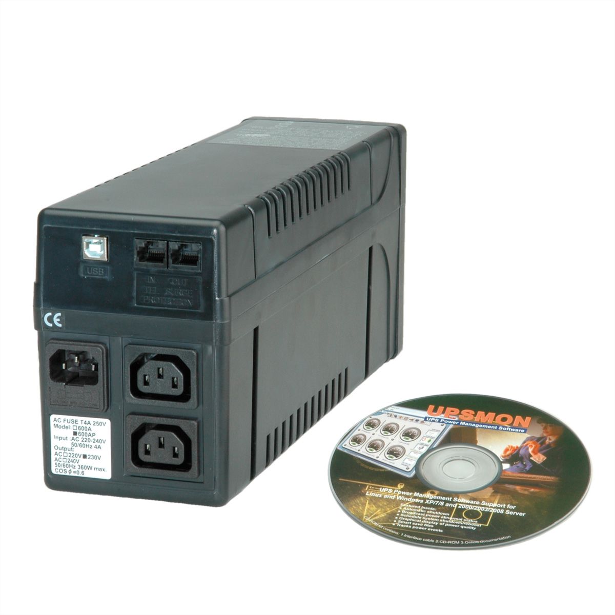 VALUE UPS 800 -  Line Interaktive USV mit USB Port