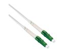 ROLINE Glasfaserkabel 9/125 µm OS2, LC/LC, APC, stahlarmiert, simplex, LSOH, weiß, 1 m