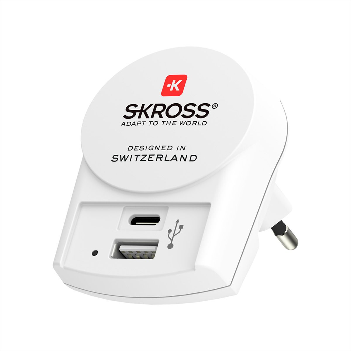 Skross PRO AC30PD White Retail World Reiseadapter, Weltweit