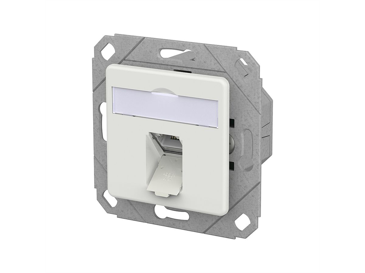 METZ CONNECT E-DAT C6A IDC Dose, 1 Port, UPk, verkehrsweiß