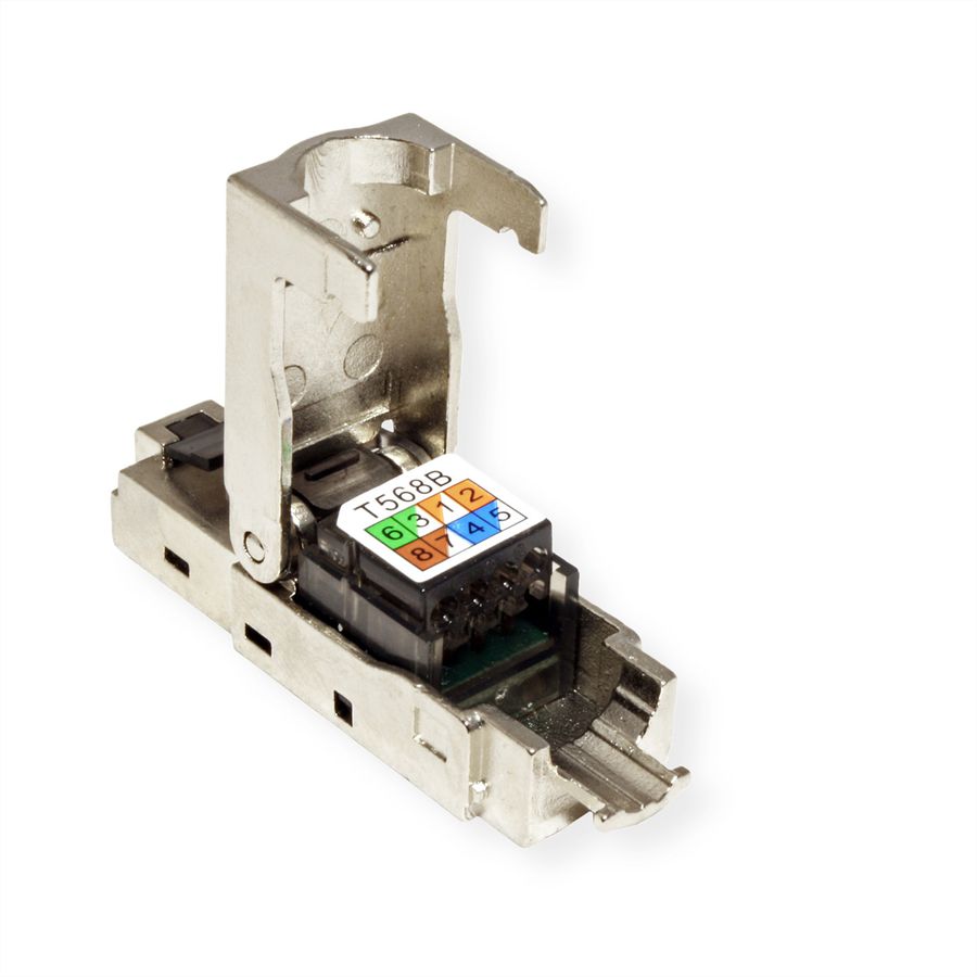 VALUE feldkonfektionierbarer RJ-45 Stecker, Cat.6 (Class E), STP