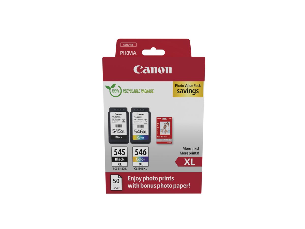 Canon PG-545XL/CL-546XL Photo Value Pack