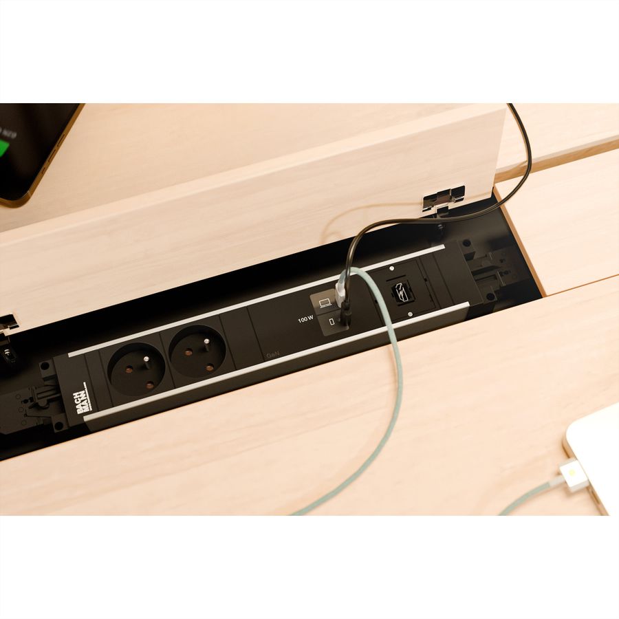 BACHMANN Keystone 4K HDMI 2.0 UHD Kupplung, Buchse-Buchse schwarz