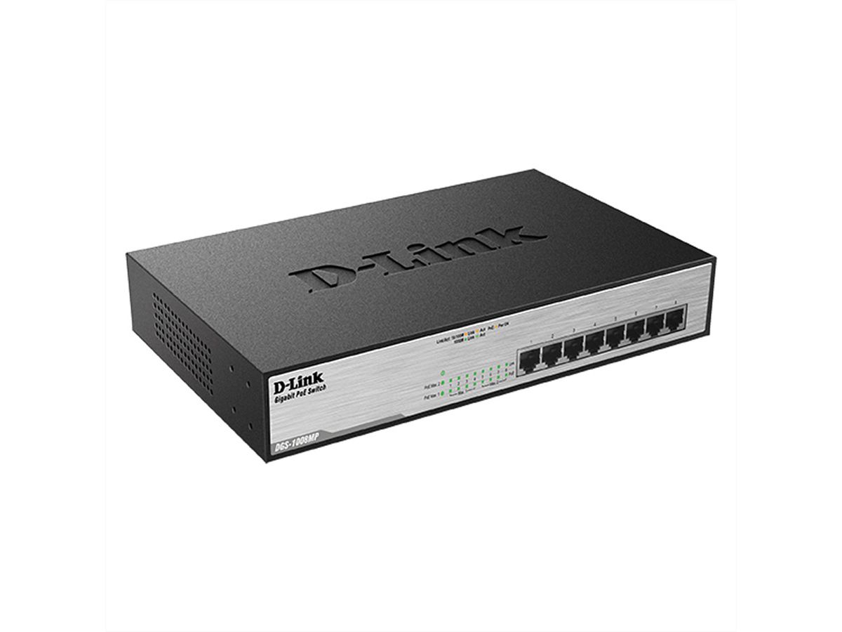 D-Link DGS-1008MP Netzwerk Switch