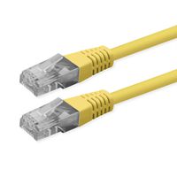 ROLINE Patchkabel Cat.6 (Class E), UTP, PoE, gelb, 0,3 m
