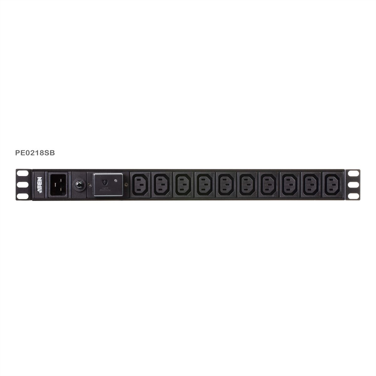 ATEN PE0218SG 1U 16A 18-Port Basic PDU mit Überspannungsschutz