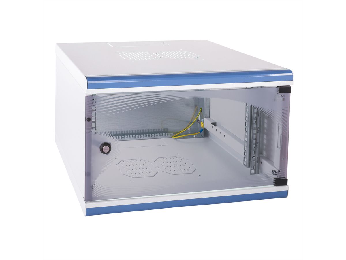 optiRACK 19“-Wandgehäuse 9 HE, 480 x 550 x 450 mm