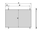 SCHROFF Zwischenwand - ZWISCHENWAND 3HE 160T