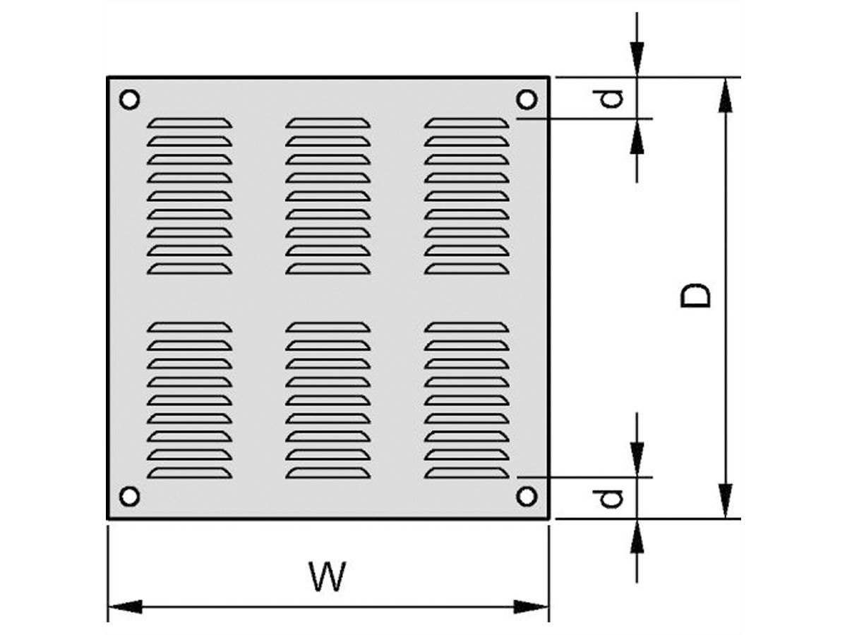 SCHROFF Dach, gekiemt, RAL 7021 - DACH M.KIEMEM 600B 600T 7021