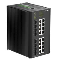 D-Link DIS-310G-24X 24-Port Switch Industrial Gigabit 4x 10G SFP+, 4x SFP