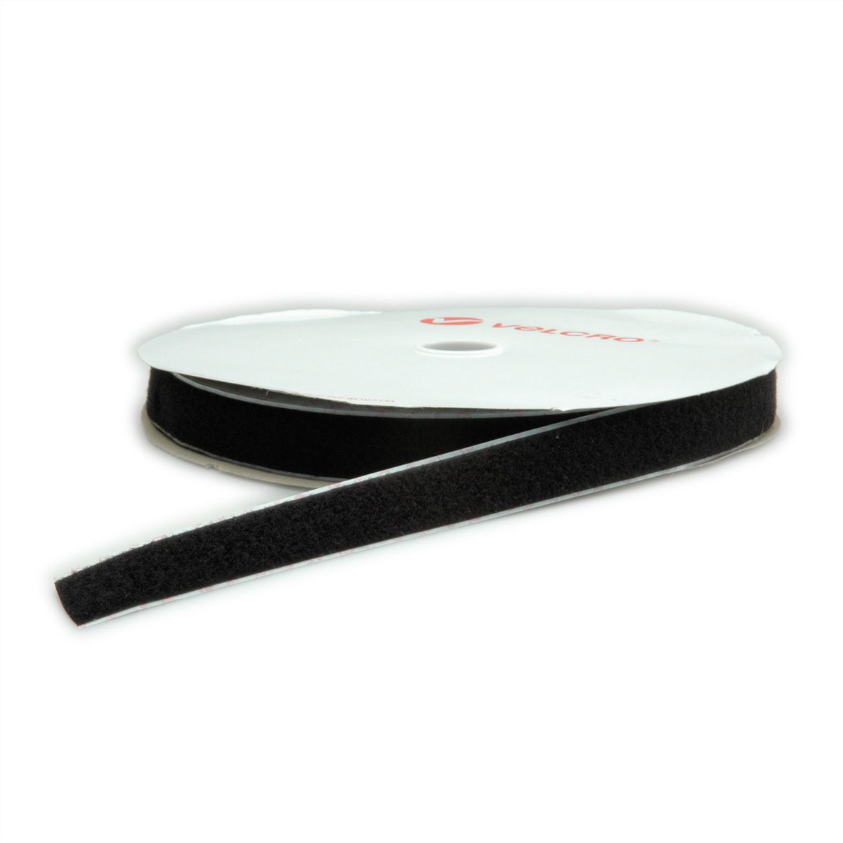 VELCRO® Flauschband L: 25m / B: 25mm, schwarz