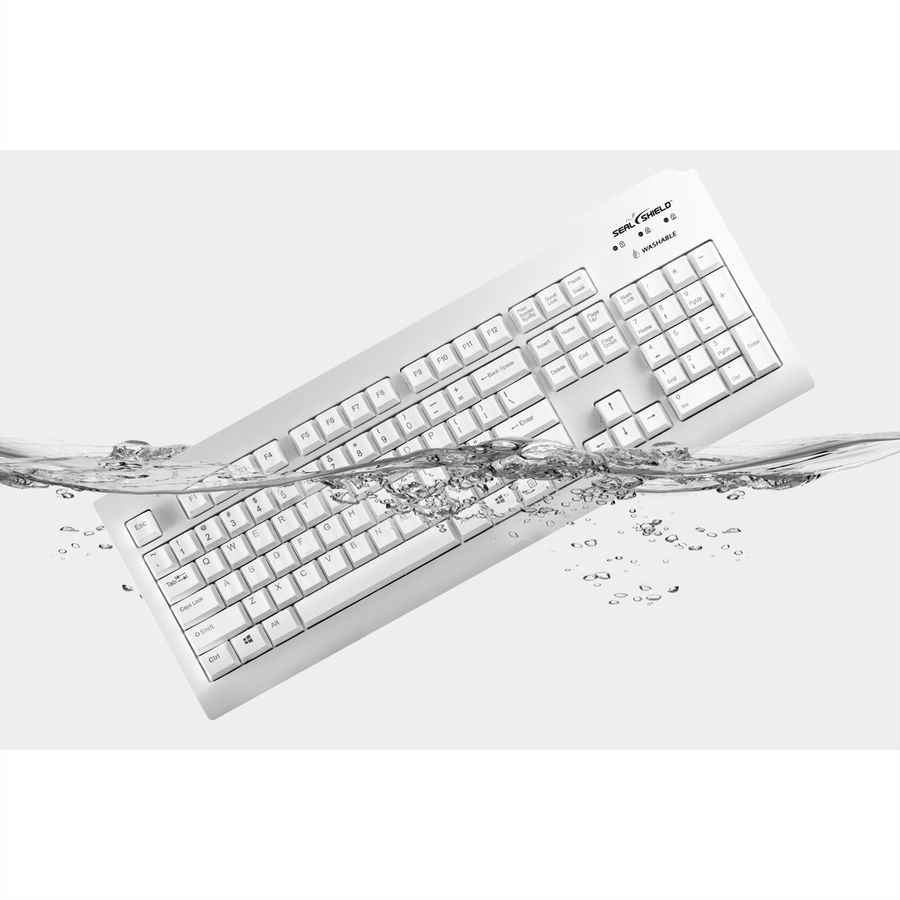 SEAL SHIELD Silver Seal Tastatur USB white SSWKSV208DE