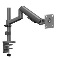 STANDARD Monitorarm zur Mastbefestigung, Mechanische Feder, 17–32 Zoll, max. 10 kg, schwarz