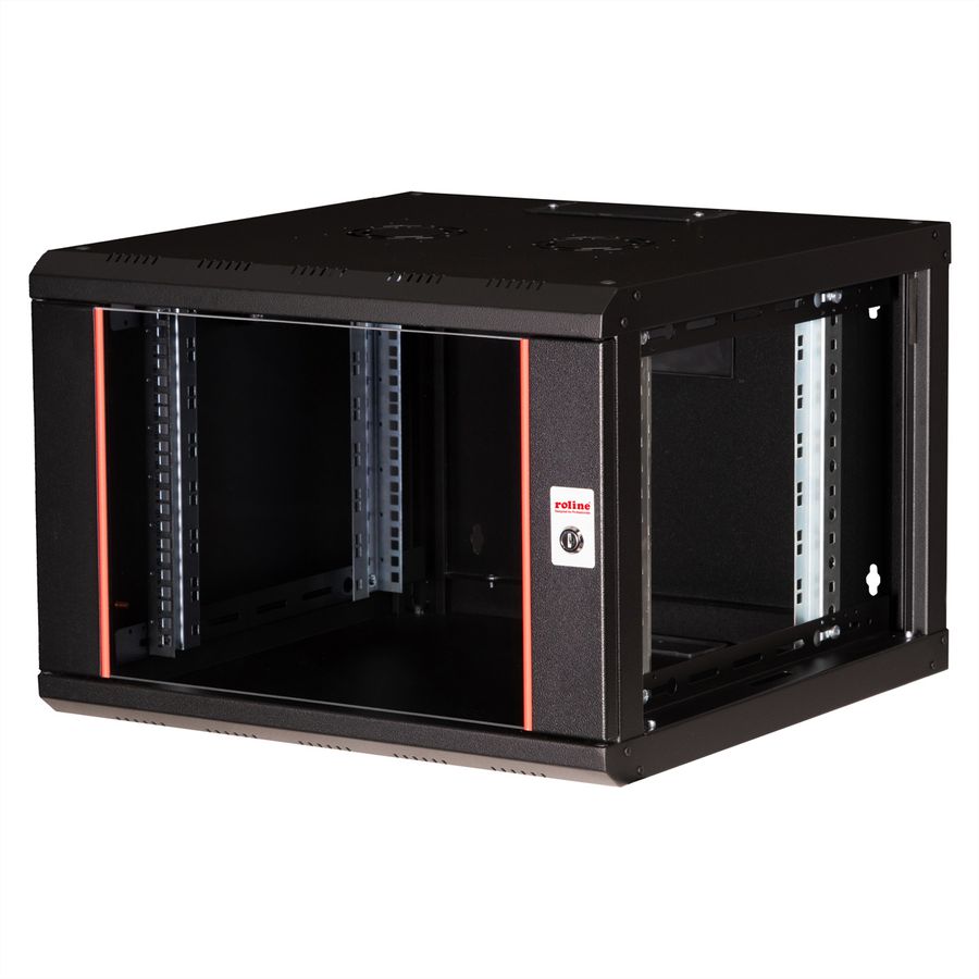 ROLINE 19-Zoll Wandgehäuse Pro 7 HE, 600x600 BxT schwarz
