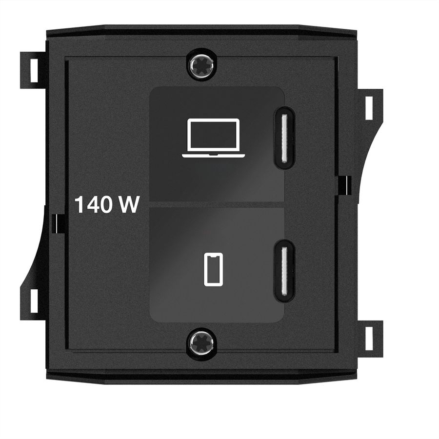 BACHMANN Custom Modul USB C/C/C Charger, mit Netzteil