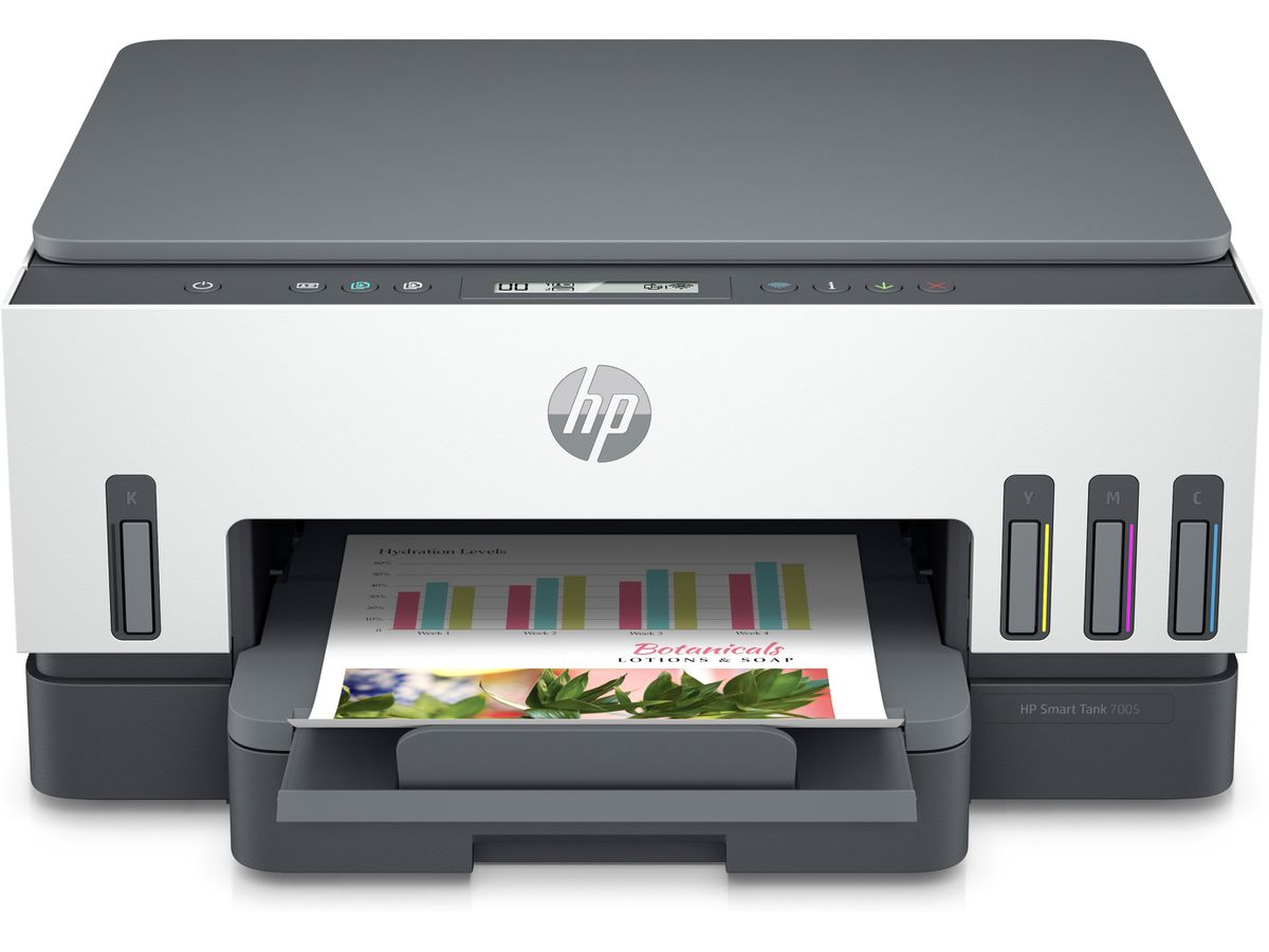 HP Smart Tank 7005 Wireless All-in-One Farbe Drucker, Beidseitiger Druck, Kopierer, Scanner