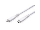 VALUE USB 3.2 Gen 2 kompatibles Kabel, C-C, ST/ST, 10Gbit/s, Emark, 60W, weiß, 5 m