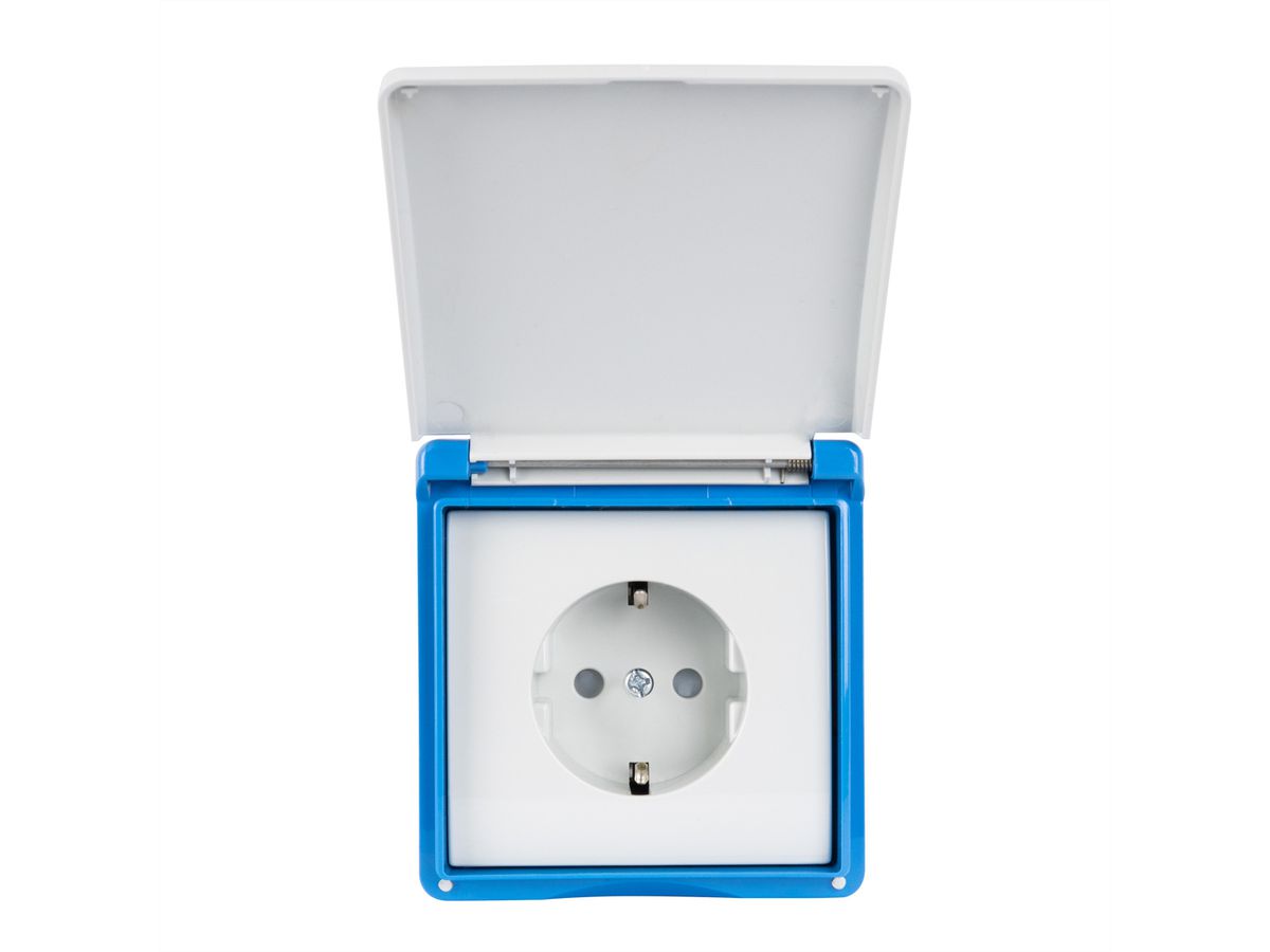 BACHMANN Schutzkontakt-Autoladesteckdose, Unterputz-Variante