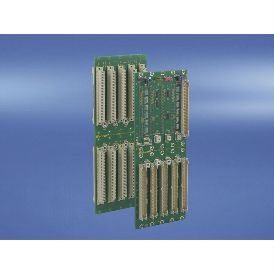 SCHROFF BUSPLATINE 5SLOT MONO EDC