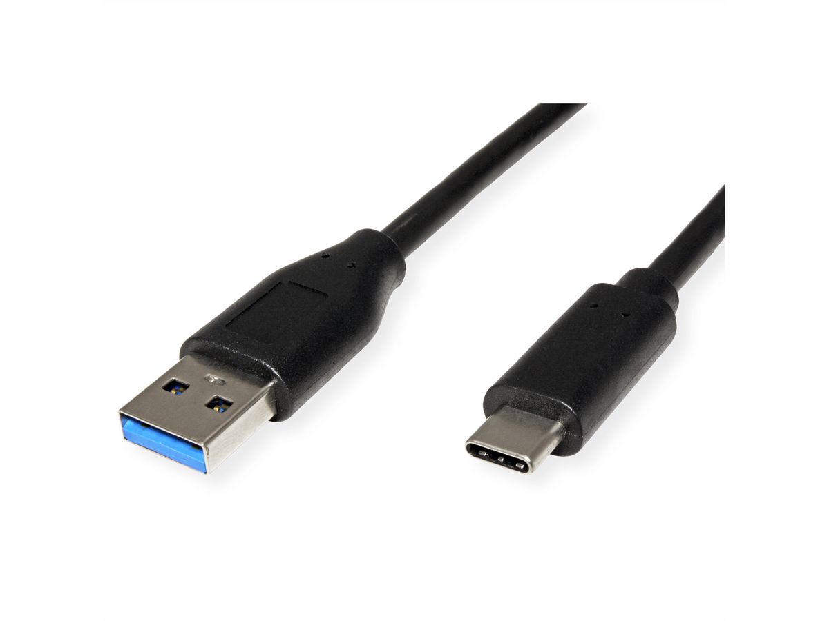 STANDARD USB 3.2 Gen 1 Kabel, USB A-C, ST/ST, 0,5 m