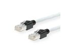 KERPEN Patchkabel Cat.5e (Class D) SF/U, MegaLine D1-20, gekreuzt, grau, 0,5 m