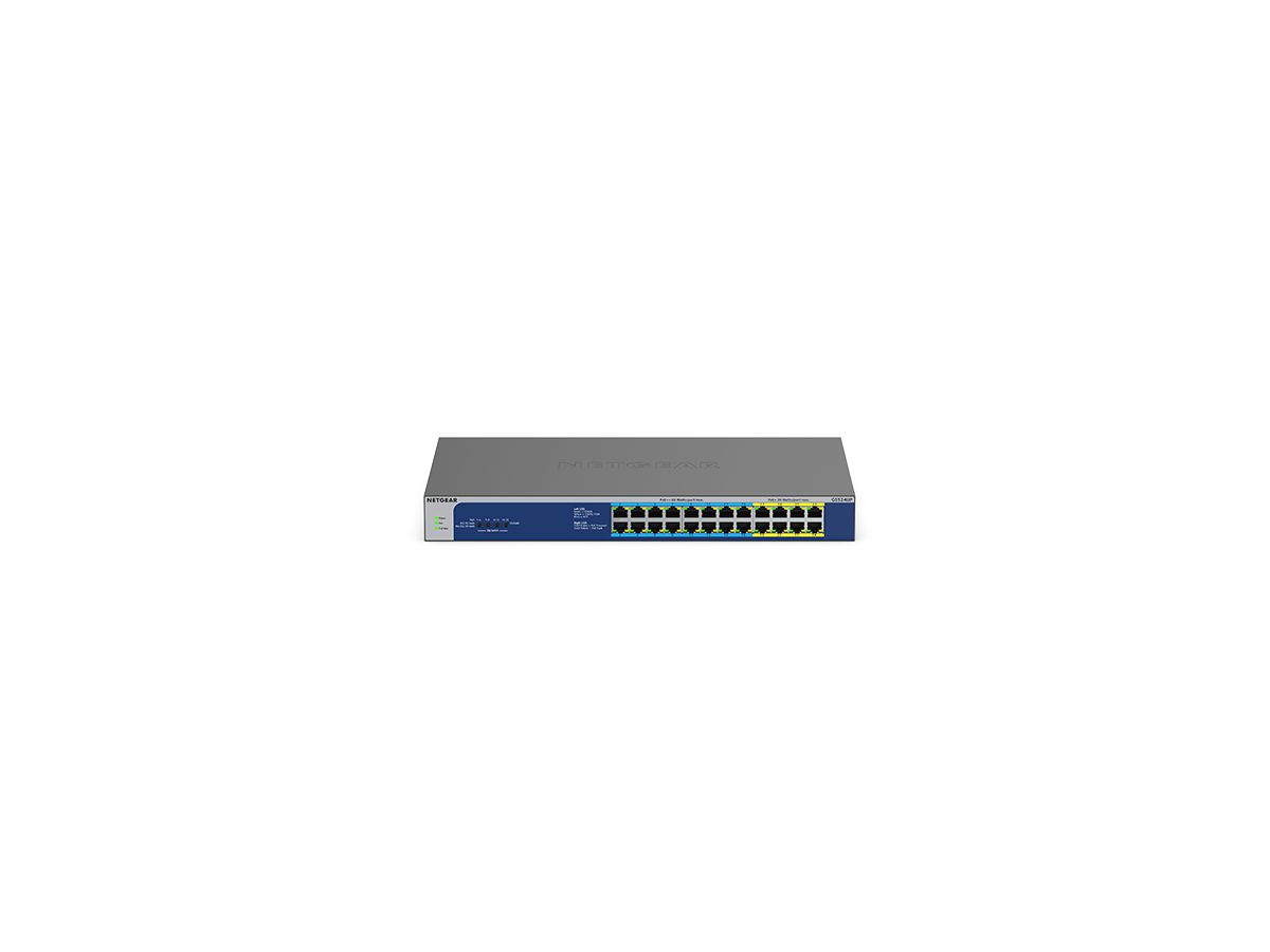 Netgear GS524UP Unmanaged Gigabit Ethernet (10/100/1000) Power over Ethernet (PoE) Grau