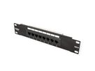 TRENDnet TC-P08C6 10" Patch Panel, 8-Port Cat. 6 Unshielded