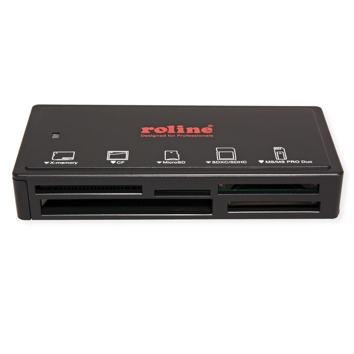ROLINE USB 3.2 Gen 1 Multi Card Reader, schwarz