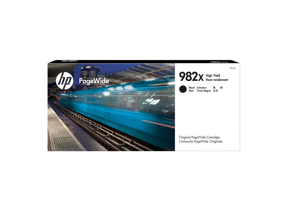 HP 982X Schwarz Original PageWide-Patrone mit hoher Reichweite
