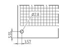 SCHROFF Montagestift DIN 7 - MONTAGESTIFT AUSHEBEGR.100ST