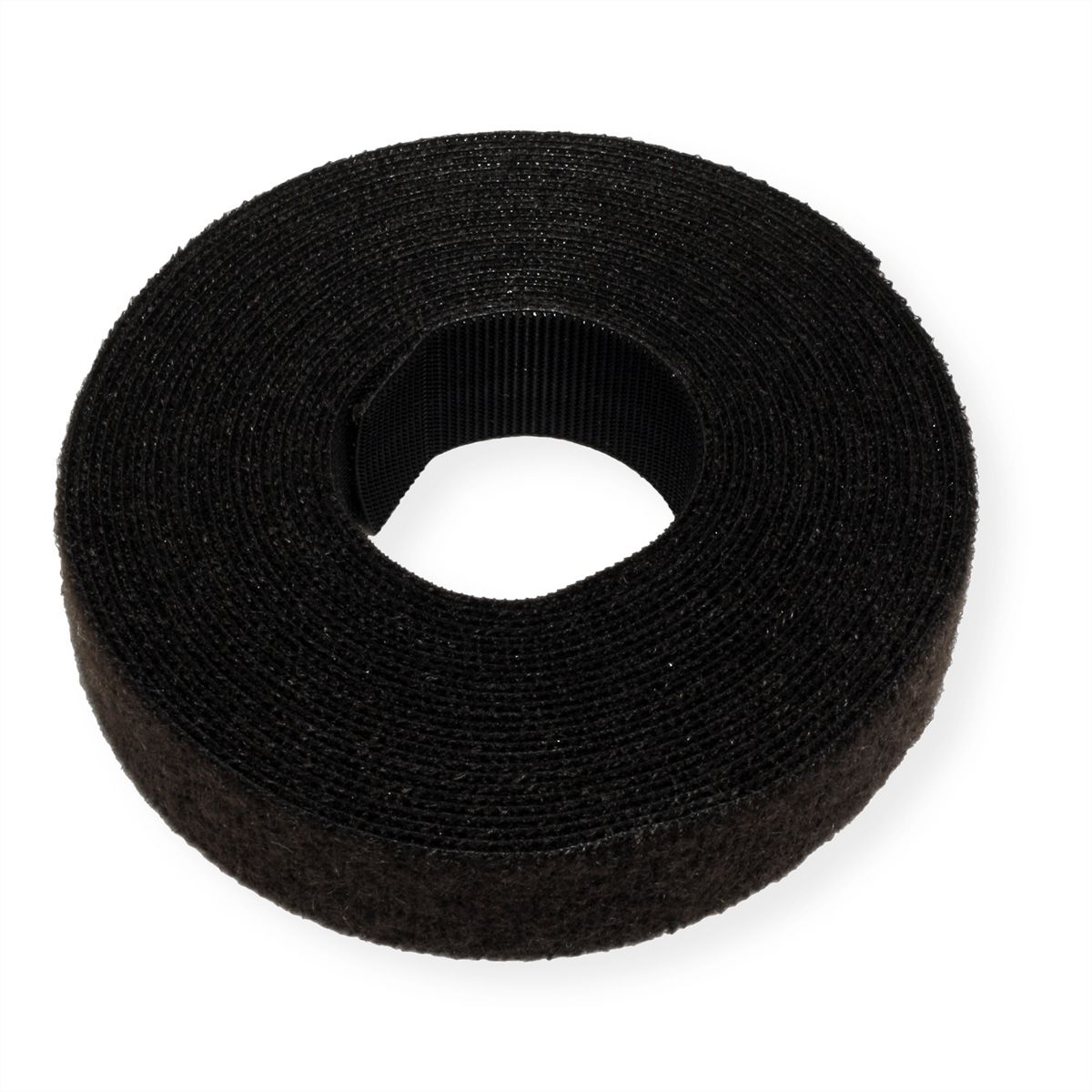VELCRO® ONE-WRAP® Klettbandstreifen 20mm, unperforiert auf Rolle, schwarz, 25 m
