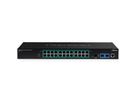 TRENDnet TI-RP262i 26-Port Industrial Rackmount PoE+ Switch Gigabit L2 Managed