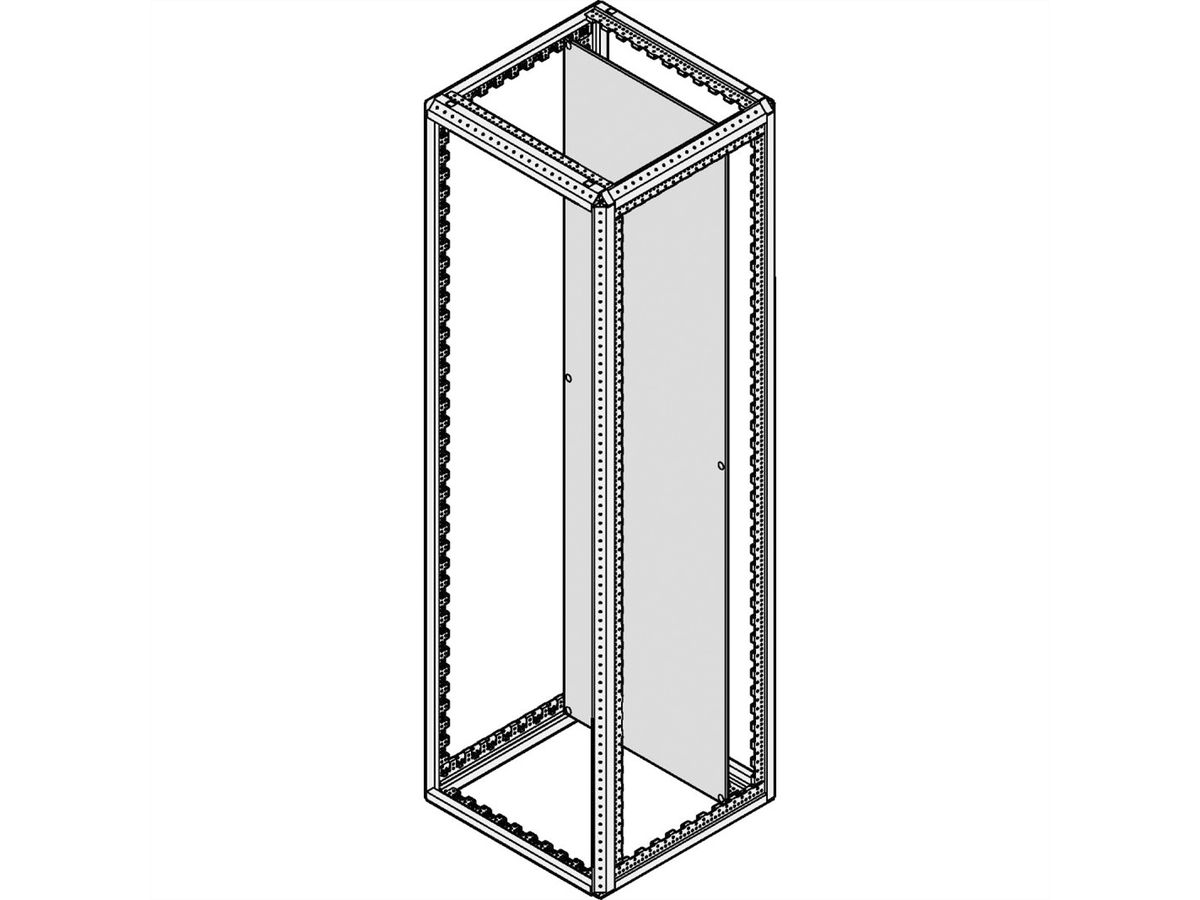 SCHROFF Montageplatte, Höhe 1800 mm - MONTAGEPLATTE 1800H 800B