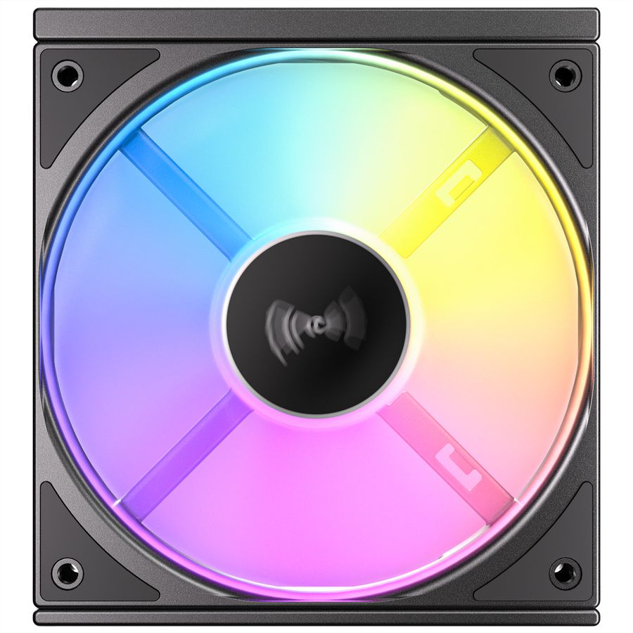 ANTEC C120 ARGB Fan Reverse PC Gehäuselüfter 120mm 3er Pack, schwarz