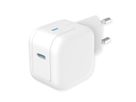 ROLINE USB Charger mit Euro-Stecker, 1 Port Typ-C, GaN, 20W