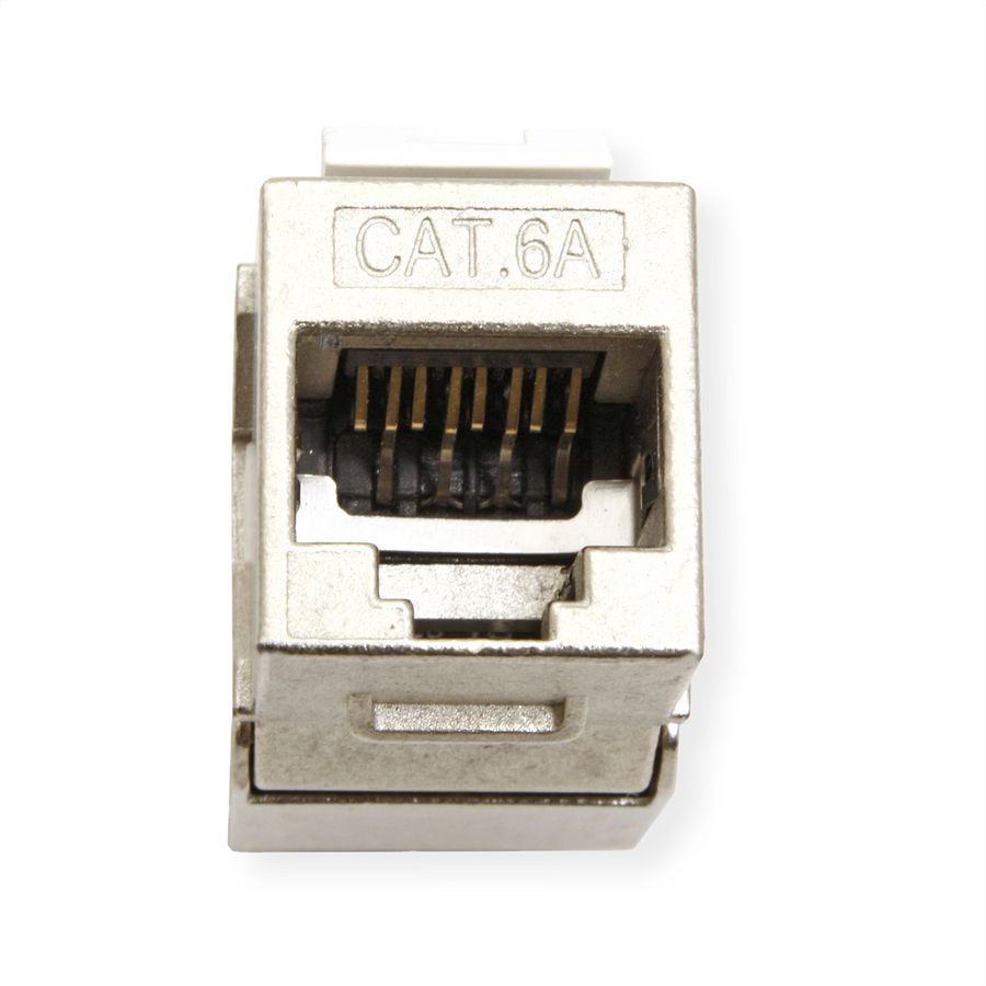 VALUE Cat.6A (Class EA) Keystone, RJ-45, geschirmt, werkzeuglos, SLIM