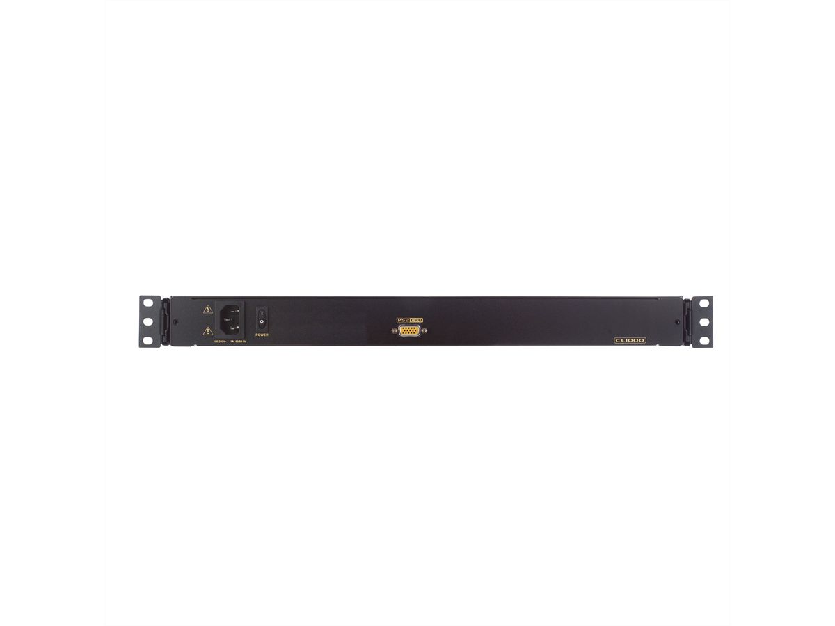 ATEN CL1000M KVM-Konsole, 43cm LCD, VGA, PS/2, UK-Layout