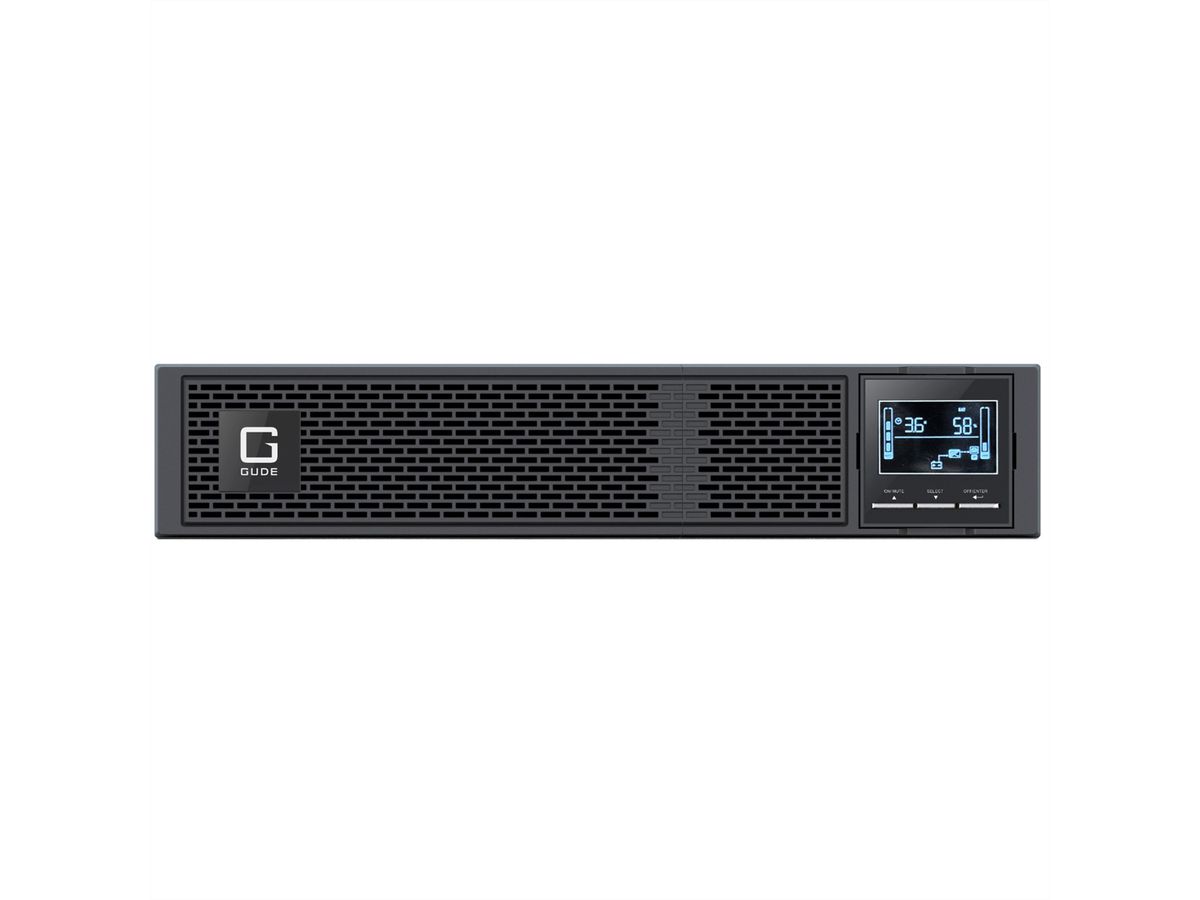 GUDE EPB 8810-1 USV 1000VA UPS Backup Tower/RM, schwarz
