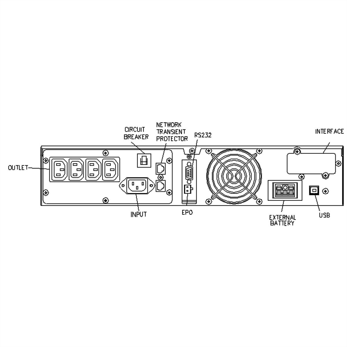 ROLINE ProSecure II 1500 RM2HE - Online USV, 19-Zoll Rackversion