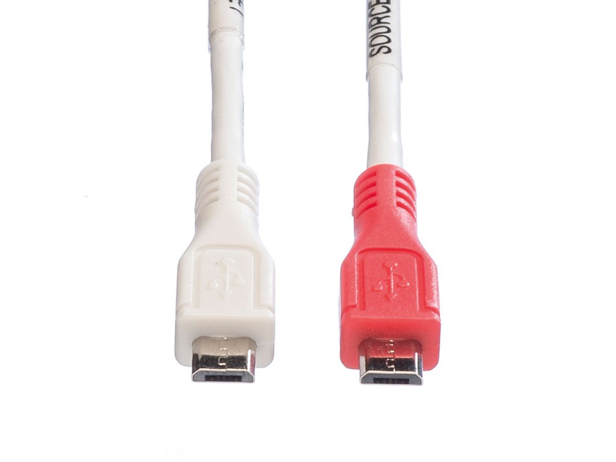 VALUE USB 2.0 Ladekabel, Micro B - Micro B, ST/ST, 0,3m